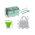 thumbnail image 2 of Lunch Box 2 Niveles Loncheras Topper 1400ml Y Bolsas+ Taza, 2 of 5
