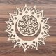 thumbnail image 4 of Decoración hogareña Gwong Wall colgante portátil hueco de madera patrón geométrico meditación oriental casa arte decoración para el hogar Gwong 21073666, 4 of 6