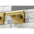 thumbnail image 4 of Kingston Brass KS6057CML Manhattan Two-Handle Wall Mount Roman Tub Faucet, Brushed Brass, 4 of 7