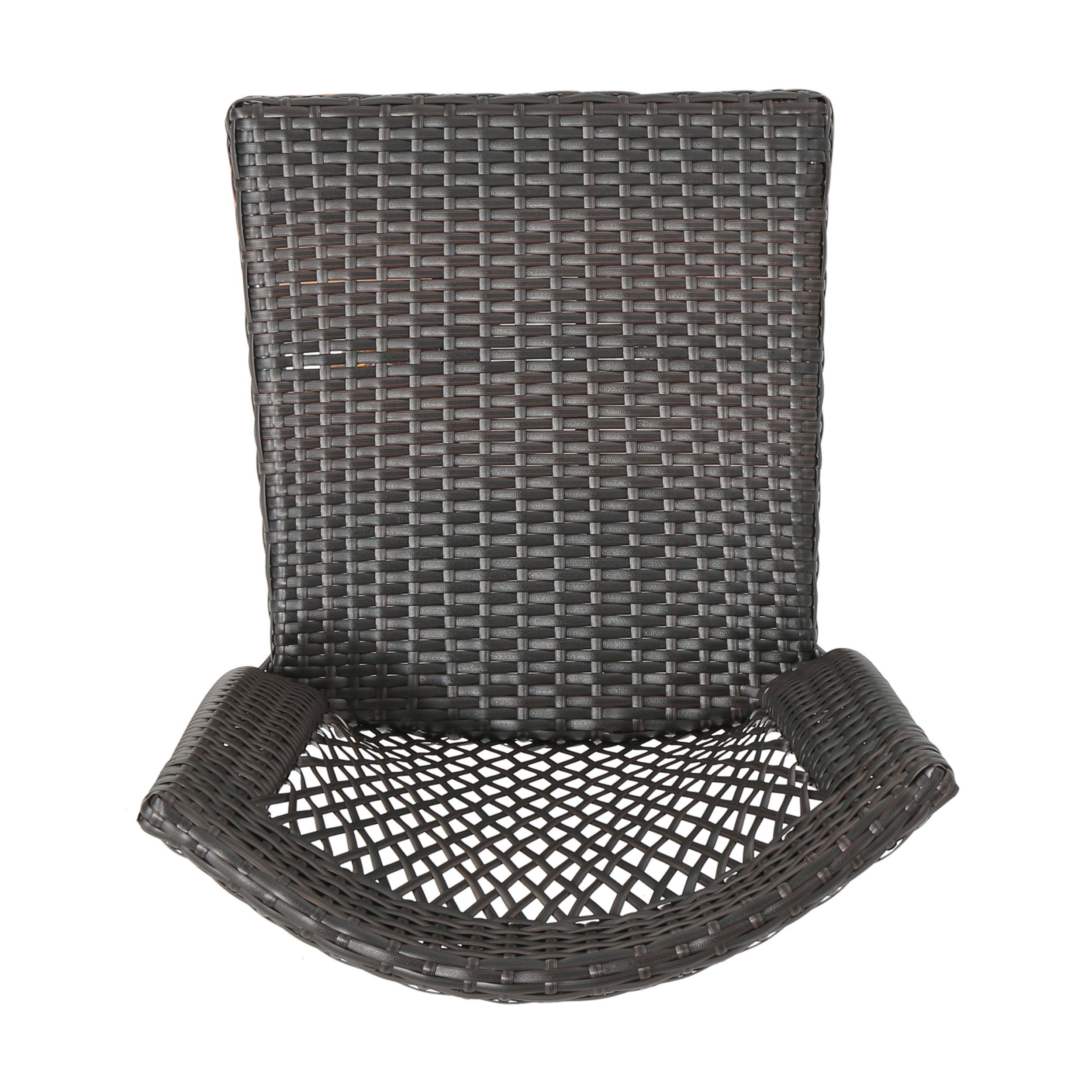 Brown Outdoor Wicker Chairs (Set of 2)