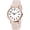 Pink, variant on Women's Analog Nurse Watch with Second Hand for , 12/24 Time, Band, Easy Read