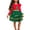 Green, variant on Kids Girls Christmas Dress Xmas Ruffle Long Sleeve High Waist Sequin Layered Tutu Tulle Dress Toddler Tree Dresses