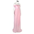 thumbnail image 5 of SPRING PARK Soft Stretchy Off Shoulder Skirt Dress Pregnancy Gown for Photoshoot, 5 of 7