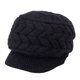 thumbnail image 3 of Gorro de punto, gorra con visera, gorro de invierno para mujer, gorro de lana, gorros, gorras, gorra de béisbol de punto, gorro de lana cálido, 3 of 4