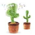 thumbnail image 5 of Juguete parlante de cactus bailarín, cactus que se mueve y canta, repite lo que dices, canta, baila, graba, 5 of 5