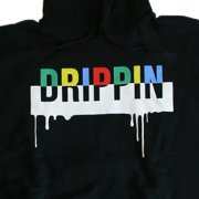 Drippin Men's Black Hoodie Size Medium