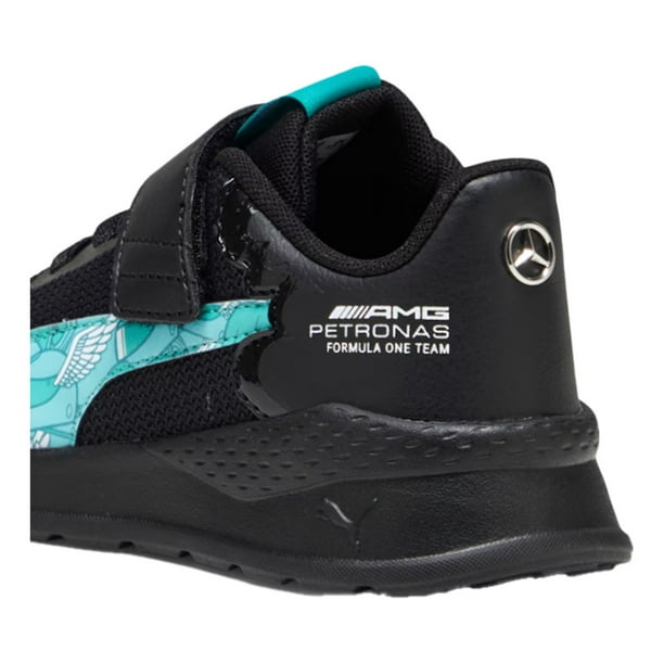 Tenis Puma Nino Mercedes AMG PETRONAS Anzarun 30787702 negro 20.5 Bodega Aurrera en linea