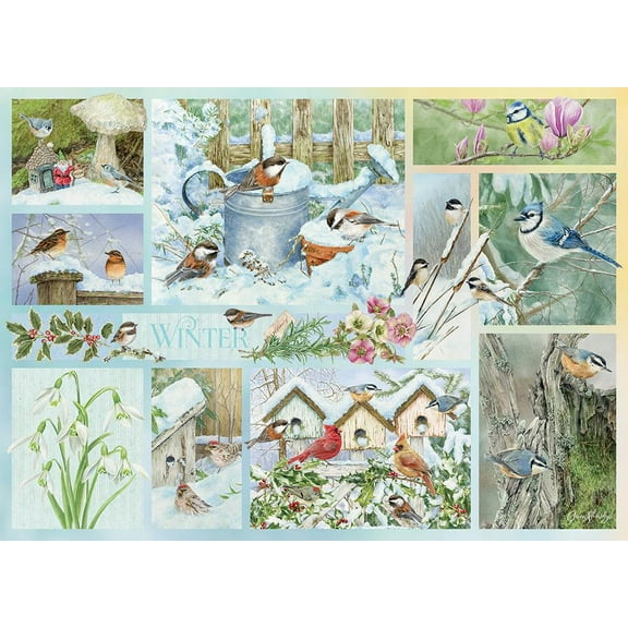 Garden Birds in Winter Jigsaw Puzzles