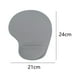thumbnail image 2 of Paquete de 2 alfombrillas de ratón ergonómicas con cómodo soporte para reposamuñecas para aliviar el dolor al escribir fácilmente, color gris duradero, 2 of 5