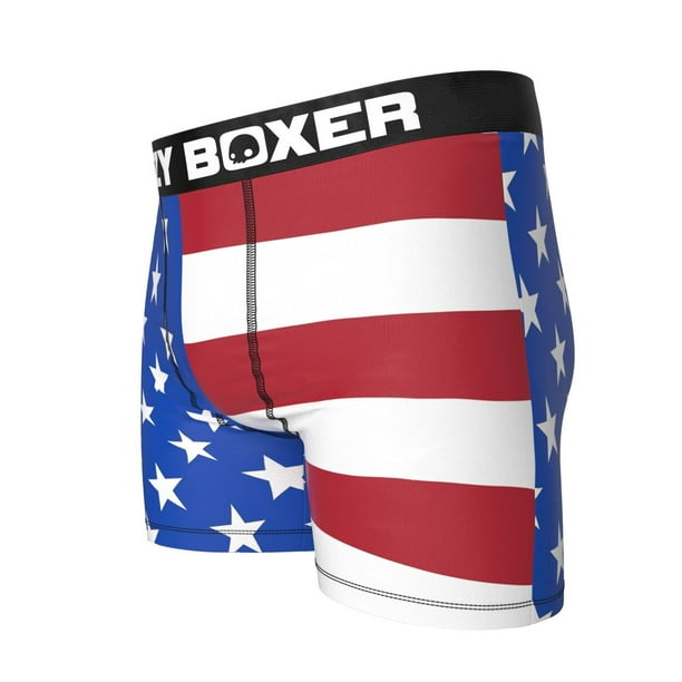 American Flag USA Boxer Briefs-Small 