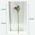 thumbnail image 5 of Visland 5PCS Silk Rose Flower Real Touch Peonies Long Stem Rose Faux Peony Flowers Realistic Blossom Artificial Roses for Home Decor Wedding Party Pink Peony Artificial Flower, 5 of 8