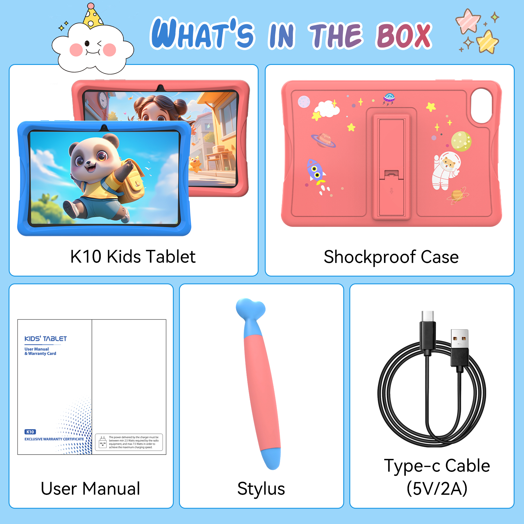 TABWEE 10.1 Inch Kids Tablet with Case photo 3