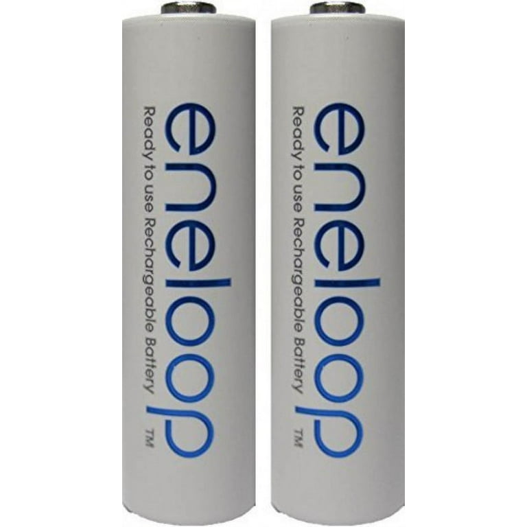 Newest version Panasonic BLUE - LIGHT BLUE Eneloop 4th generation 10 Pack AA  NiMH Pre-Charged Rechargeable 2100 times Batteries - BULK 