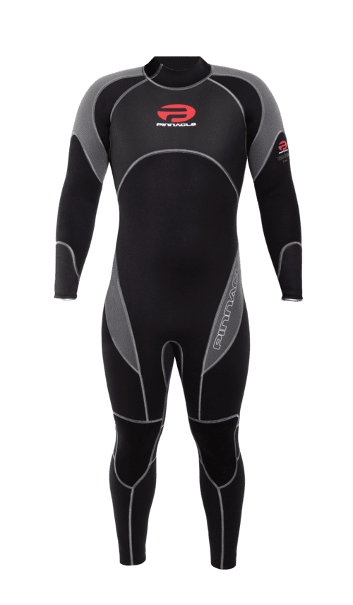 Pinnacle Men'S Venture 3Mm Wetsuit Full Wetsuit 3X-Large Blk W/ Gray 
