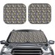 thumbnail image 2 of Balery Bulldog Print Parasol para parabrisas de coche de 2 piezas | Parasol plegable para parabrisas delantero de coche para la mayoría de sedanes-Large, 2 of 5