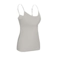 thumbnail image 5 of Women's Tops Tees Blouses Spaghetti Strap Sleeveless Soft Crop Layering Camisole Tank Tops With Built In Bras for Women, 5 of 8