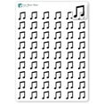 thumbnail image 5 of Foiled Music Planner Stickers/ Fine and Performing Arts Stickers / Appointment Stickers / Bullet Journaling / Bujo / Essential Productivity Stickers, 5 of 10