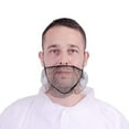 thumbnail image 3 of 100pcs Disposable Breathable Kitchen Beard Cover Protector Net for Men, 3 of 5