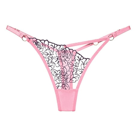 Women Sexy Lingerie G String Open Crotch Panties Lace Tassel Pearl Pendant Underwear Crotchless Pants T Back Underpants Womens Panties Bikini Cute