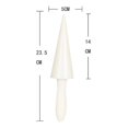 thumbnail image 2 of Molde de cono de helado para repostería, rodillo de cono de gofre, molde de cuerno de crema, molde para rollo de huevo para cocina, accesorio de decoración para hornear, color beig, 2 of 5