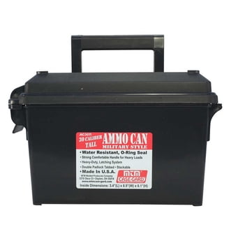 Fortress 30 Caliber Steel Ammo Can, Army Green, 30 Cal, Model 30AM