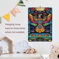 thumbnail image 4 of FORMRS Acrylic Clipboard with Low Profile Clip Standard A4 Letter Size, 12.5" x 9", Abstract Eagle, 4 of 8