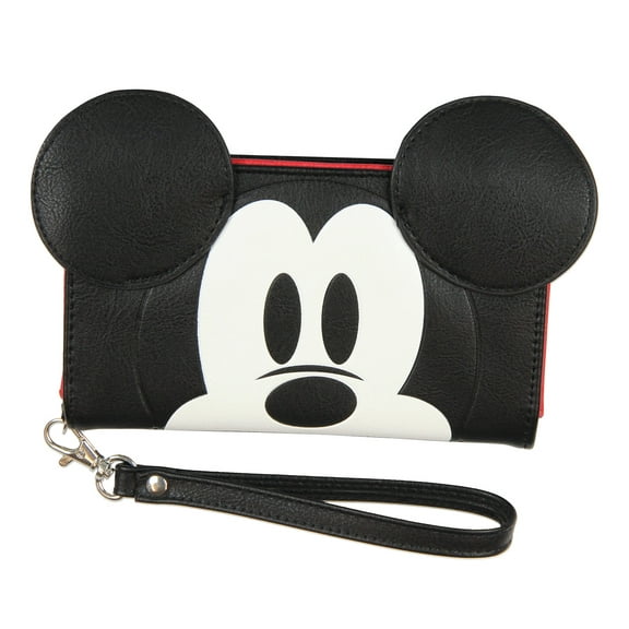 Disney Mickey Mouse Ears 90 Years True Original 3D Cell Phone Wristlet Wallet
