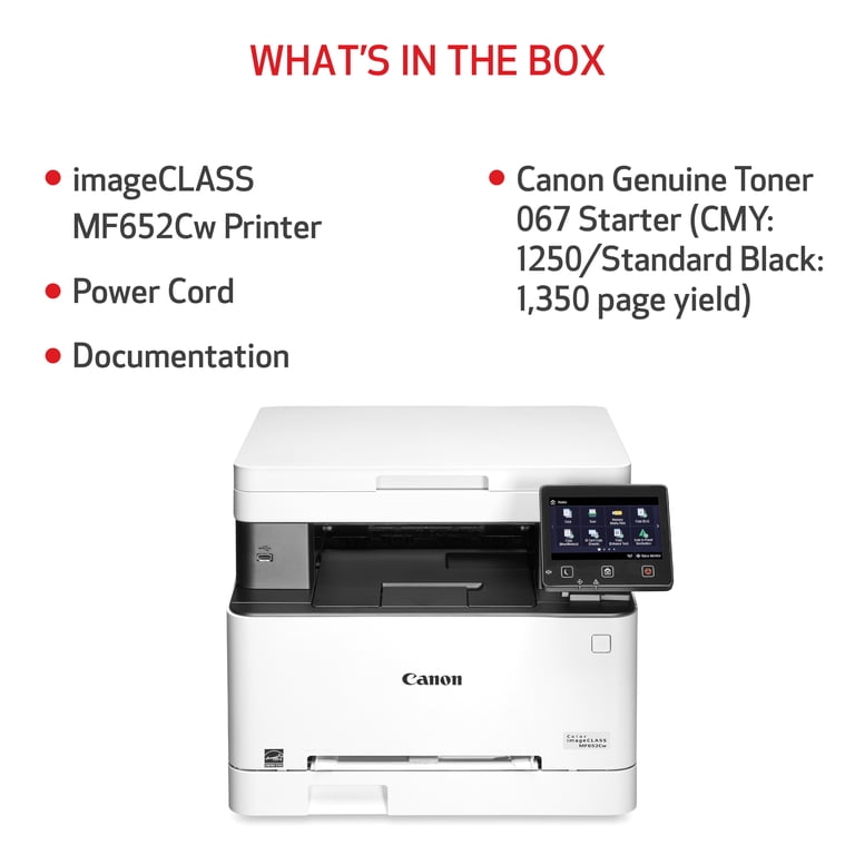 Canon Color imageCLASS MF652Cw - Wireless 3-in-1 Printer, Scanner
