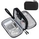 thumbnail image 1 of Estuche para disco duro externo, organizador de cables de viaje, estuche para accesorios electrónicos de dos capas, 1 of 7