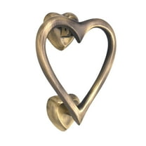 Shristy Hardware "Love" Brass Door Knocker for Door Front - (Pack of 1 Antique Brass Finish)
