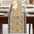 thumbnail image 3 of Table Runners 72 Inches Long Dress Scarves, Spring Daisy Farmhouse Kitchen/Dining Table Runner, Coffee Tablerunners, Country Vintage Yellow White Floral Leaf Plaid 18x72 Inch, 3 of 9