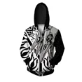thumbnail image 5 of Ropa para hombre con estampado personalizado, moderna y versátil, nueva en sudaderas y sudaderas Sudadera con capucha cómoda y elegante, 5 of 5