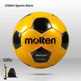 thumbnail image 2 of Balón de fútbol sala de fútbol de tamaño 4/5 Molten FA3200 de PU de alta calidad para jóvenes y adultos, balones para exteriores e interiores, regalos gratis, 2 of 5