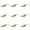B, variant on Fishing Lures, Fishing Spoons, Colorful Casting Fishing Spinner Hard Baits Tackle with Single Hook for Trout, Bass, Salmon, Freshwater Saltwater, Metal Hooks