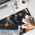 thumbnail image 4 of Long Mouse Pads for Desk,Black Halloween Dancing Skeletons Desk Mats on Top Of Desks, Desk Mouse Pad Extra Large with 3mm Non-Slip Base and Stitched Edge for Gaming,Office,Work,Home 31.5"x11.8", 4 of 6