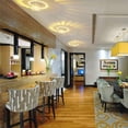 thumbnail image 3 of Lámpara de pared LED para interiores, efecto moderno, lámpara de pared decorativa de aluminio blanco cálido de 3W para dormitorio infantil, pasillo, hotel, restaurante, cocina, comedor, 3 of 5