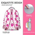 thumbnail image 3 of Tropical Flower and Leaves Students Backpack Durable School Bag with Colorful Boho Floral Pattern, Perfect for Outdoor Adventures, 3 of 6