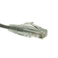 thumbnail image 4 of Slim Cat6a Gray Copper Ethernet Cable, 10 Gigabit, 500 MHz, Snagless/Molded Boot, POE Compliant, 25 foot, 4 of 5
