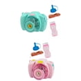 thumbnail image 1 of Juego de 2 Cámaras Que Soplan Burbujas, Juego de Juguetes Portátiles de Agua Y Jabón, Juguetes de Baño de Plástico Baoblaze Soplador de burbujas de cámara, 1 of 8