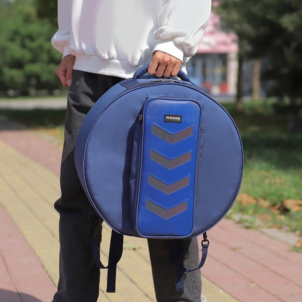 Bolsa de tambor portátil Hugo Accesorios de percusión 14 pulgadas Estuche de almacenamiento azul