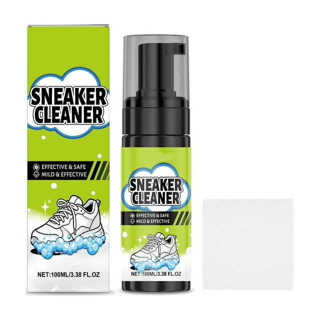 Colorful Sneaker Cleaning Foam For White Shoes, Quick Stain Remover For Fabric Leather, Non-Toxic Safe