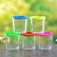 thumbnail image 3 of 12pcs Transparent Flower Arrangement Ddyeing Cup Fashion Jellyfish Cup Durable Betta Cup (Random Color), 3 of 9