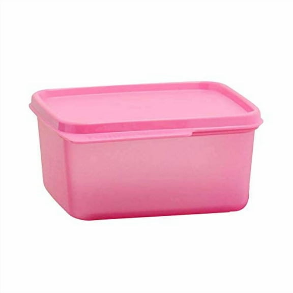 Tupperware Keep Tab Plastic Container 500ML Lunch Box Set of 1 (Pink)