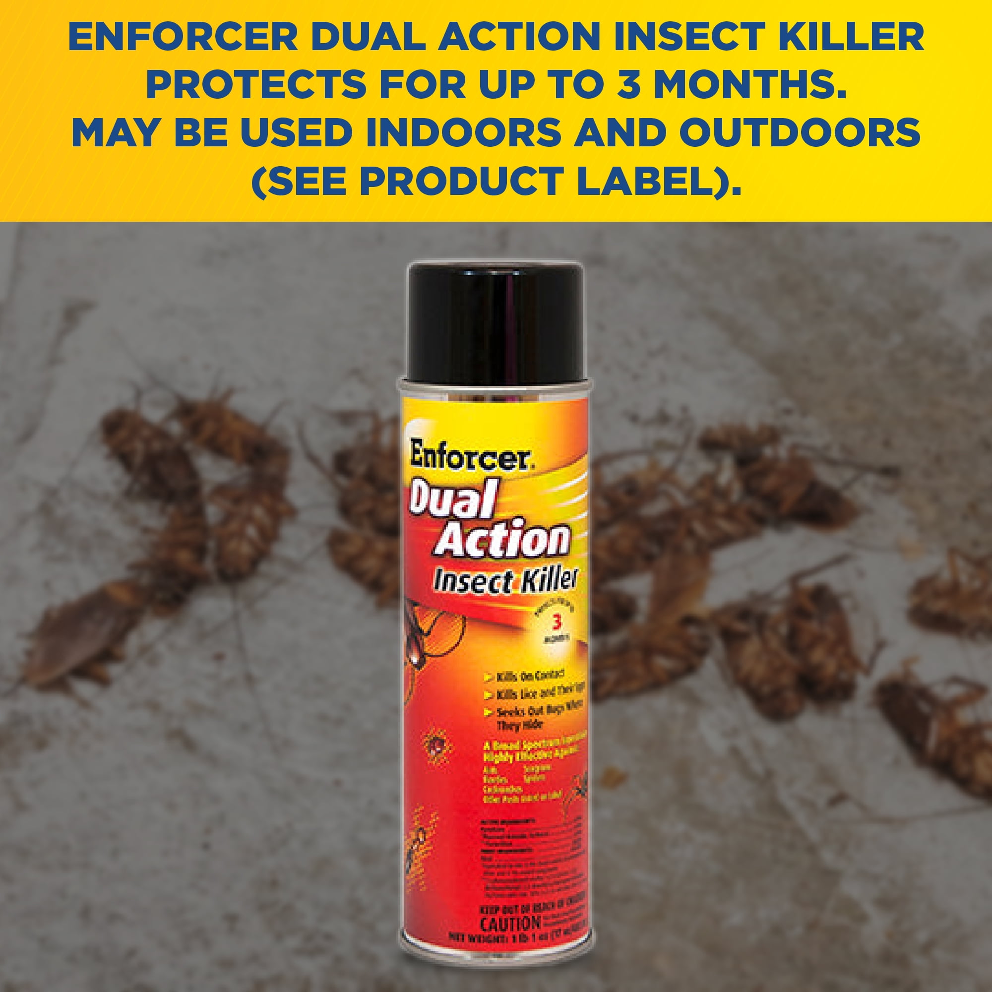 Enforcer Dual Action Insect Killer - 17 oz (Case of 12) - 1047651 - Protects For Up to 3 Months