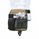 thumbnail image 5 of (negro) 11.2x9.6 Pouces Multi-poches Outil Taille Sac Tanche La Pluie Lectricien Rparation Outil Organisateur Rglable Taille Sac, 5 of 5