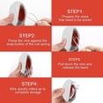 thumbnail image 5 of 2 Pack Automatic Roll Earphone Cable Cord Winder Wrap Headphone Holder, 5 of 5