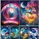 thumbnail image 2 of New 5D DIY Diamond Painting Moon House Tree Flower Fantasy Landscape Mosaic Diamond Embroidery Cross Stitch Full H73round 30x40cm Gao Jinjia LED, 2 of 2