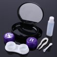 thumbnail image 4 of Ygjytge Juego De Caja De Lentes De Contacto Portátil, Herramienta De Uso De Anteojos Invisibles (Púrpura) Ygjytge Para estrenar, 4 of 9