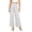 White, variant on Lmueinov Wide Leg for Women High Waisted Elastic Waist Casual Trousers Wide Waistband Trendy Solid Color Loose Fit Flowy Summer Lounge Pants