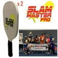 Pickleball Wood Paddles & 6 Premium PickleBall Balls Slam Master